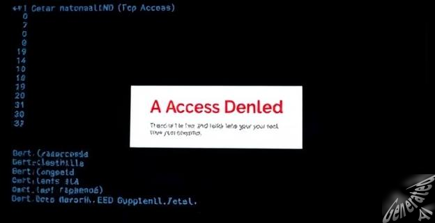 Una pantalla de computadora con un mensaje de error 