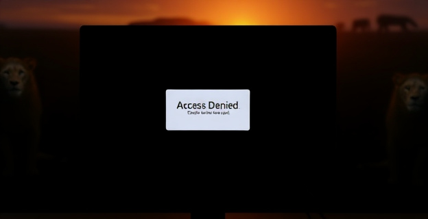 Una pantalla de ordenador mostrando un mensaje de 