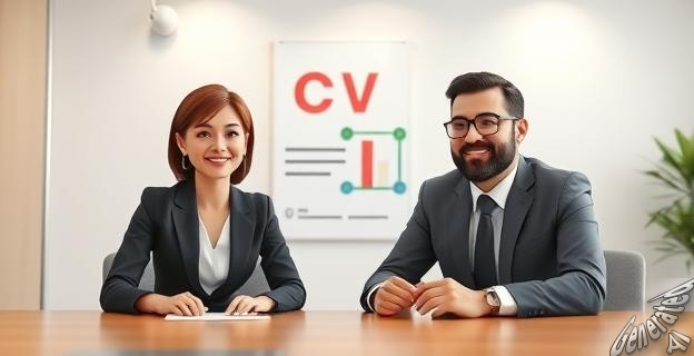 Una imagen de María Guardiola y Ignacio Higuero en una reunión oficial, con un currículum vitae en el fondo con la página marcada en la sección de educación.