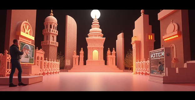 Una multitud de personas jóvenes enmascaradas y con accesorios de animales en una plaza urbana, con mobiliario urbano dañado y policías de diferentes cuerpos uniformados intentando controlar la situación.