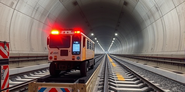 Una dresina auscultadora con tecnología de alta precisión para medir el gálibo de los túneles ferroviarios