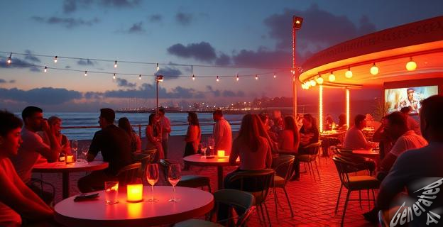 Una discoteca en la playa de El Palmar, Cádiz, con gente coreando un cántico contra Pedro Sánchez