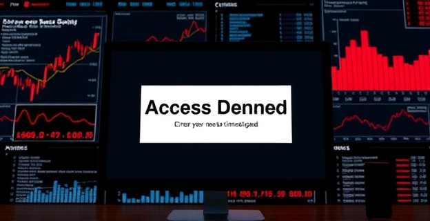 Una pantalla de ordenador mostrando un mensaje de error 