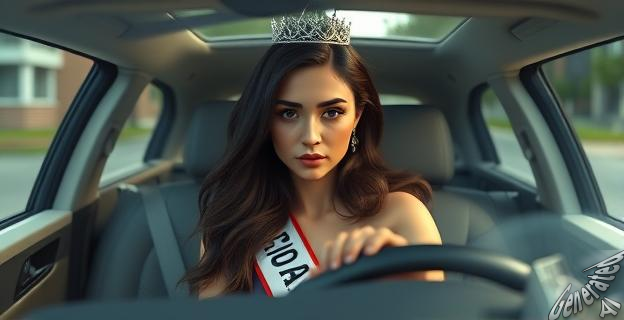 Una mujer con el título de Miss Asturias siendo perseguida y amenazada, con un vehículo vandalizado y una crisis nerviosa.