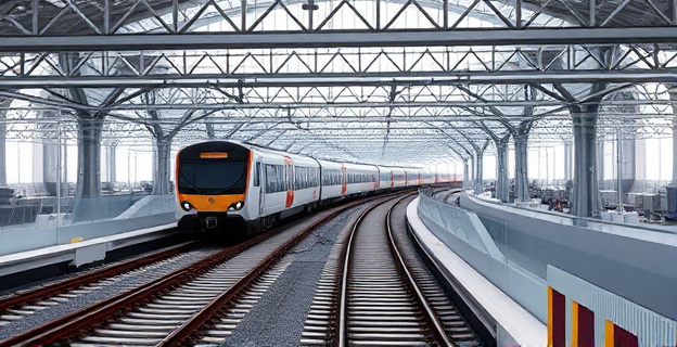 Infraestructura ferroviaria con fondos europeos y documentos de gestión con irregularidades administrativas