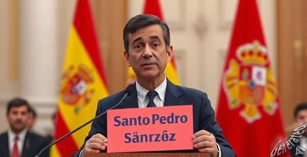 Una imagen de Paqui Santaella hablando en la Diputación de Granada con un fondo de banderas de España y el PSOE, mientras sostiene un cartel que dice 