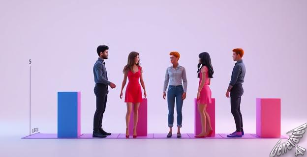 Una persona con varias parejas sexuales en un gráfico de barras con números de 1 a 5