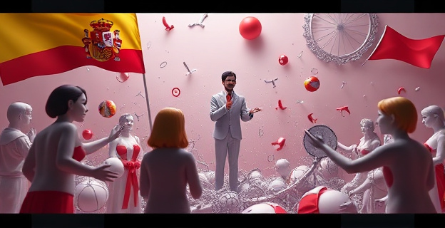 Una imagen conceptual que represente la tensión política en torno a la reforma constitucional del derecho al aborto en España, con elementos que simbolicen la lucha por los derechos de las mujeres y la complejidad del proceso legislativo.