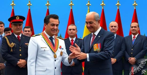 Imagen de Pedro Sánchez y José Luis Rodríguez Zapatero en un acto oficial, con Sánchez entregando a Zapatero la Gran Cruz de San Raimundo de Peñafort, rodeados de autoridades y banderas españolas.