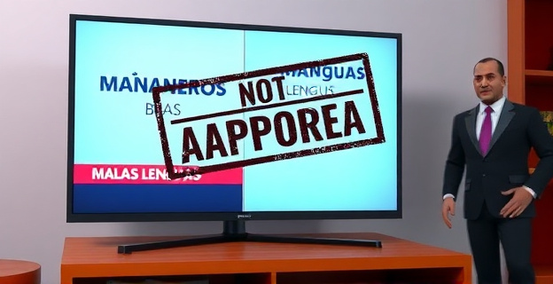 Una imagen que representa un televisor mostrando una pantalla dividida con los programas 