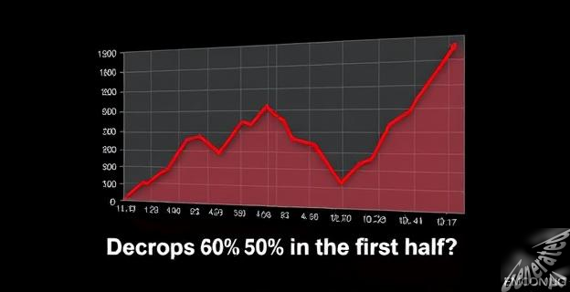 Una gráfica mostrando la caída de la inversión extranjera en España con un titular que dice 