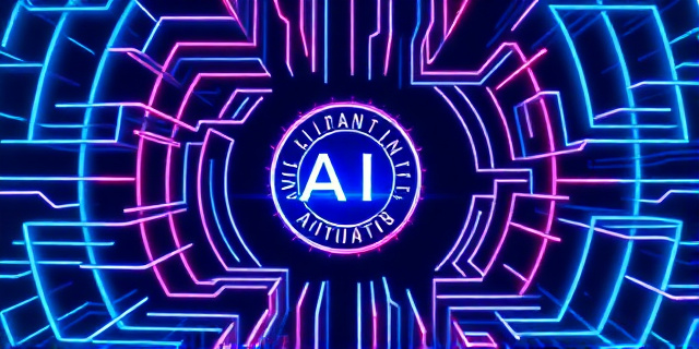 Una representación abstracta de un laberinto digital, con colores fríos y líneas que se cruzan, formando un ojo estilizado en el centro. El ojo está parcialmente cubierto por un sello digital con la etiqueta 