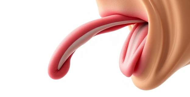 Imagen de una lengua humana en forma de 