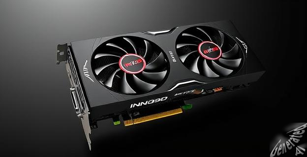 Imagen de una tarjeta gráfica INNO3D RTX5060 TWIN X2 con disipador de doble ventilador y puertos HDMI y DisplayPort.