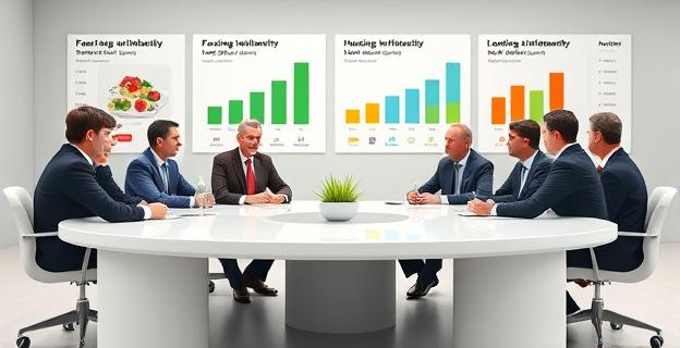 Imagen de una mesa redonda con sindicalistas y políticos discutiendo sobre 