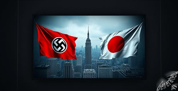 Imagen de una pantalla de televisión mostrando una escena de la serie 