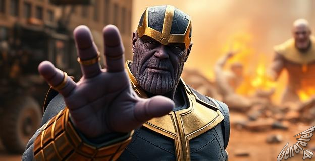 Josh Brolin como Thanos en una escena de 'Vengadores: Infinity War'
