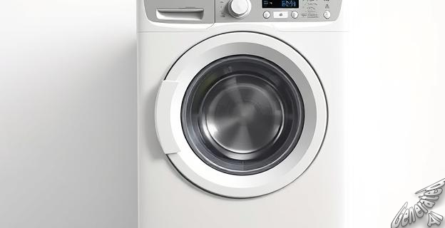 Imagen de una lavadora con tres tambores, uno grande y dos pequeños en la parte superior, con una pantalla táctil moderna.