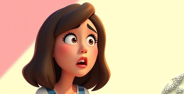 Ilustración de una mujer con una expresión de sorpresa al descubrir la verdad sobre el himen.