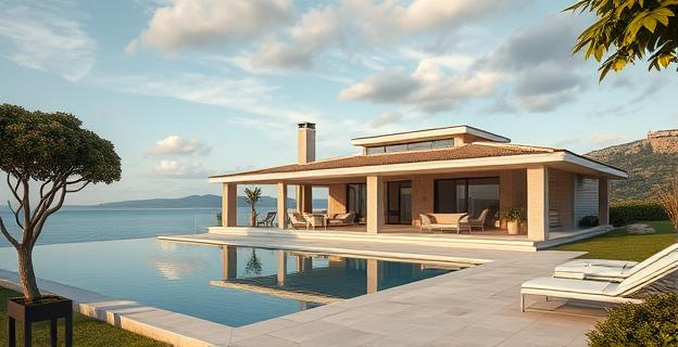 Un chalet de lujo en una zona costera española con un ambiente de corrupción política alrededor