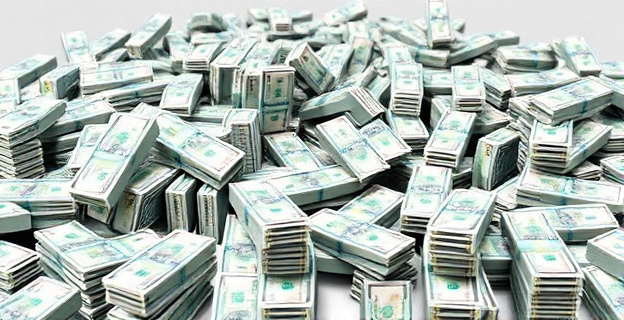 Una imagen conceptual que represente la falta de control y supervisión sobre una gran cantidad de dinero, simbolizando los fondos europeos sin un seguimiento claro.