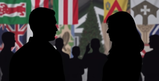 Una imagen que representa la tensión entre la privacidad de los detenidos y la transparencia en la justicia, con un fondo que muestra la diversidad cultural del País Vasco y siluetas de personas de diferentes orígenes étnicos.