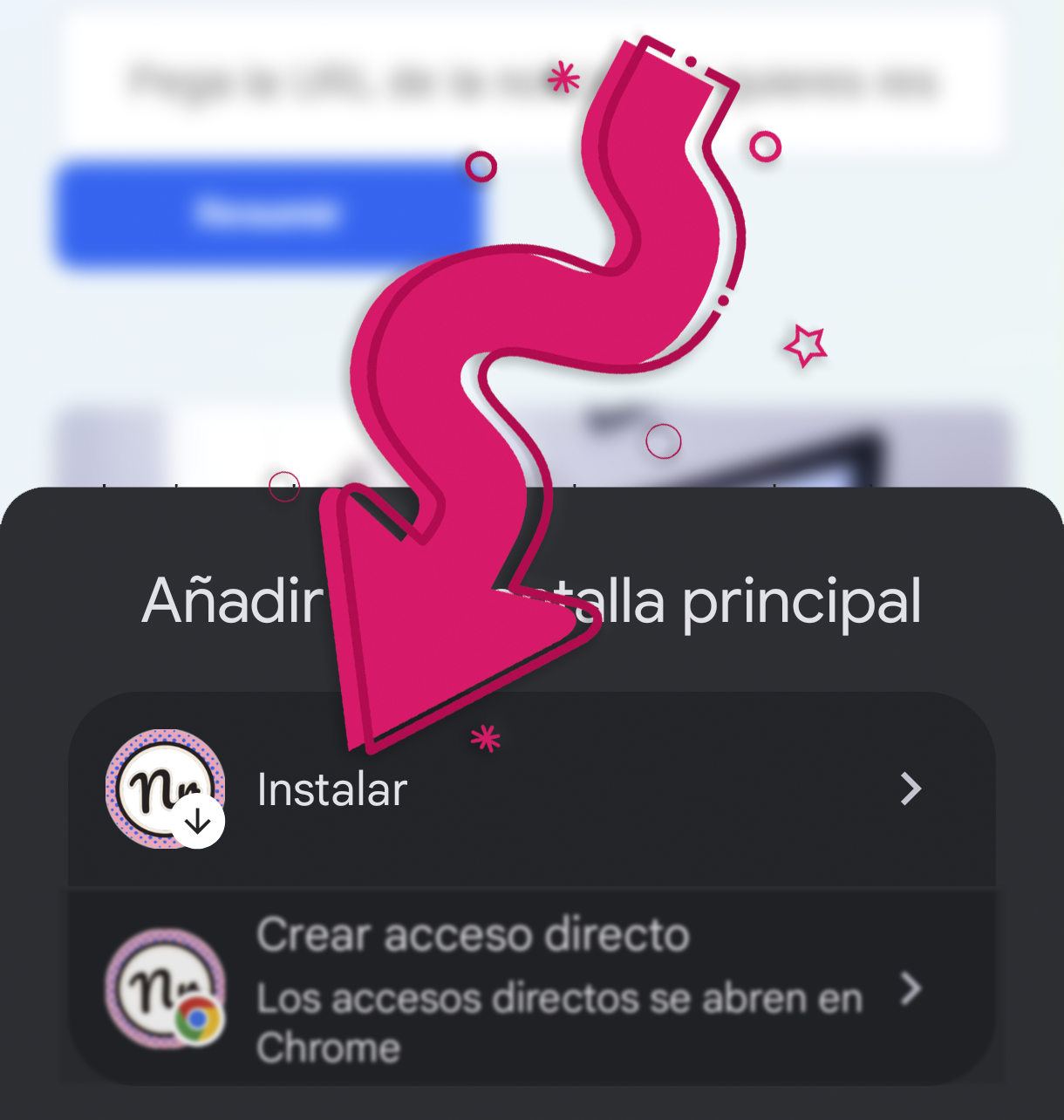Paso 2: Diálogo de instalación